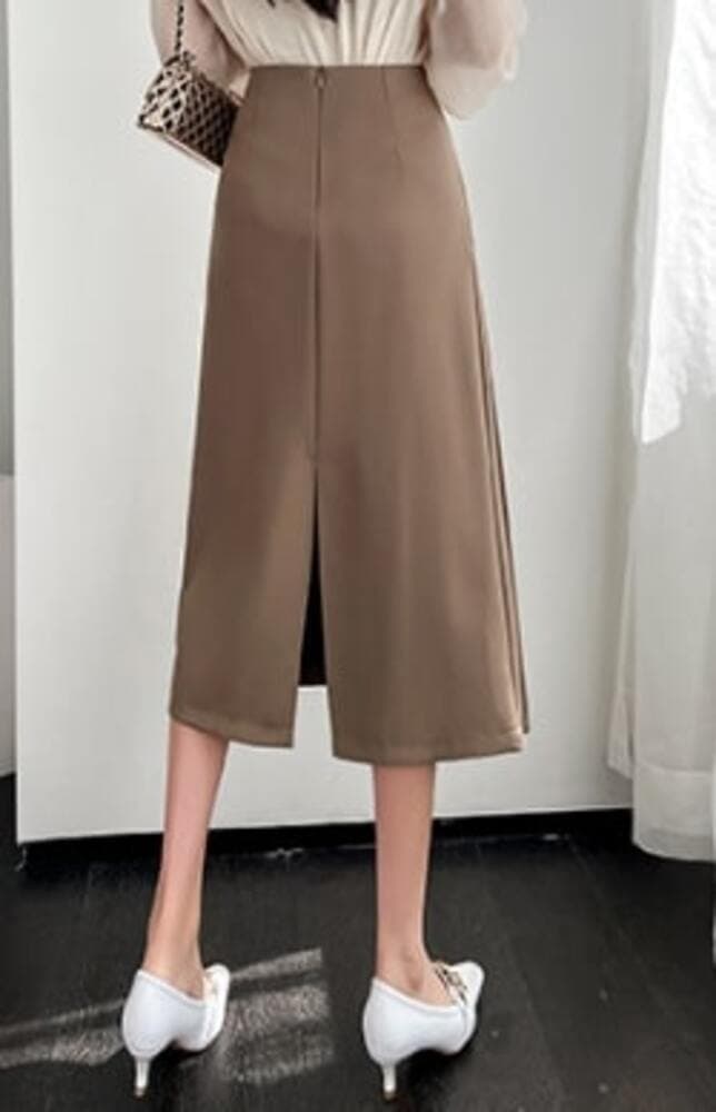 オフィスカジュアル レディース スカート プリーツスカート