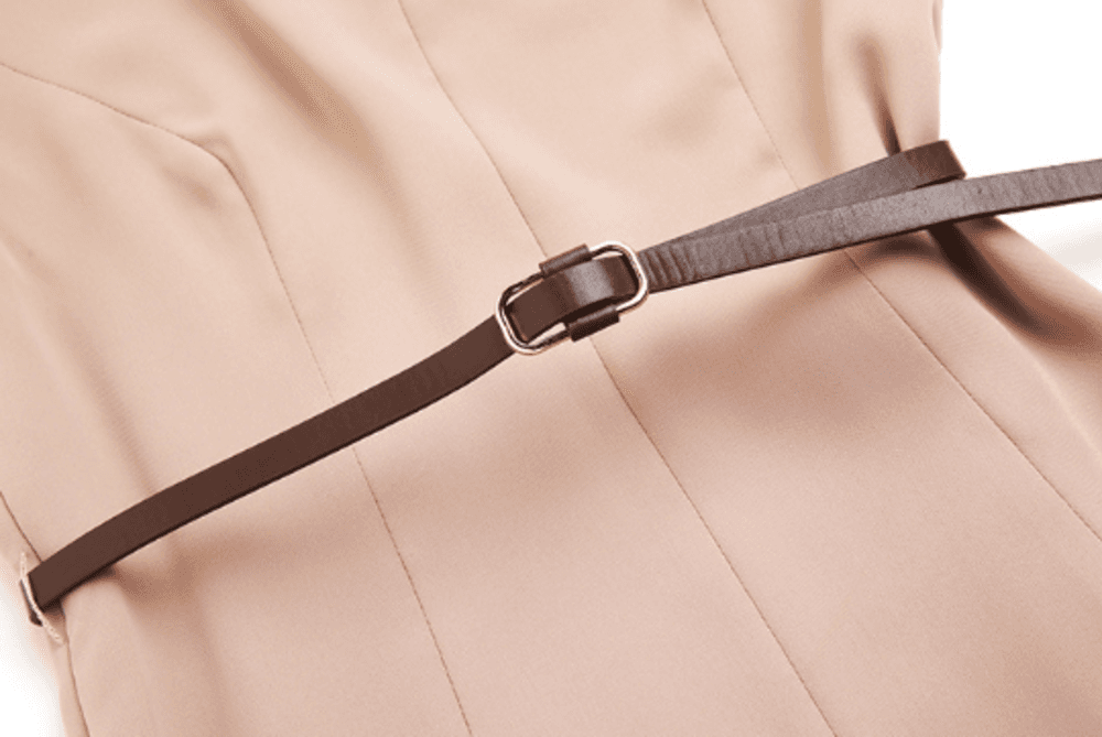 オフィスカジュアル レディース フォーマルシーン ピッタリ 襟付きワンピース