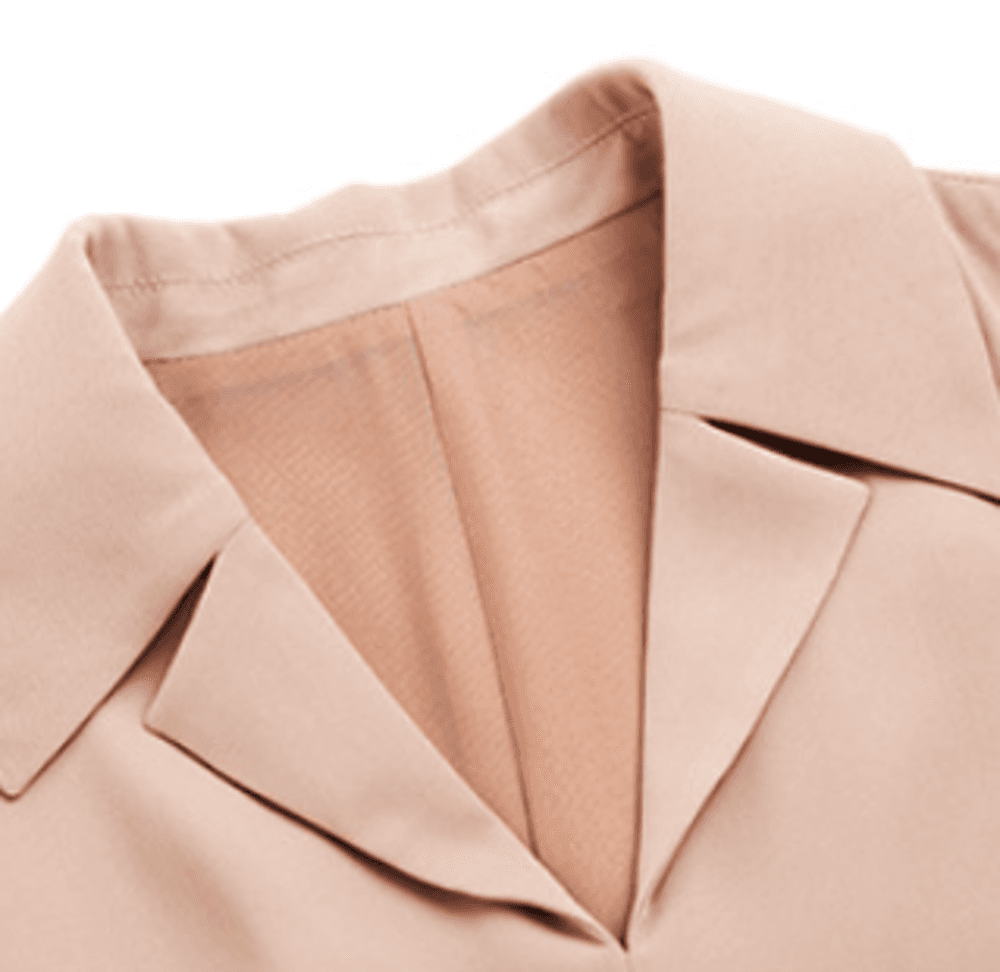 オフィスカジュアル レディース フォーマルシーン ピッタリ 襟付きワンピース