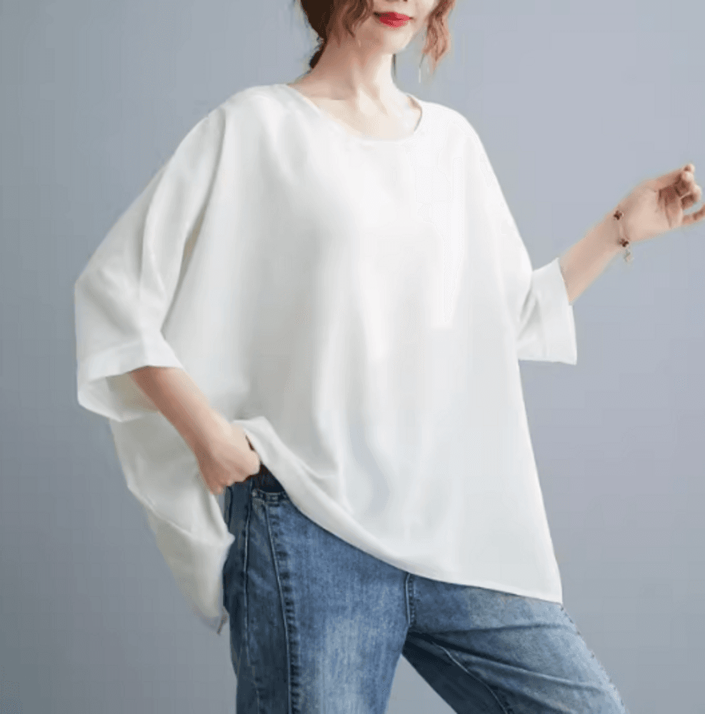 オフィスカジュアル レディース ブラウス ゆったりシルエットブラウス