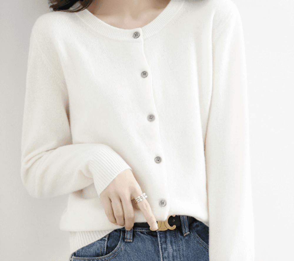 オフィスカジュアル レディース カーディガン ブラウンカラー