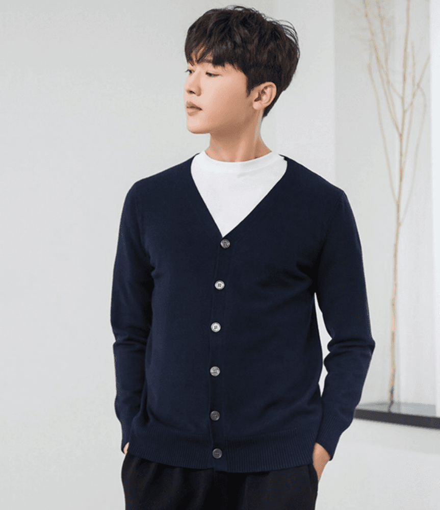 オフィスカジュアル レディース カーディガン Vネックニットカーディガン