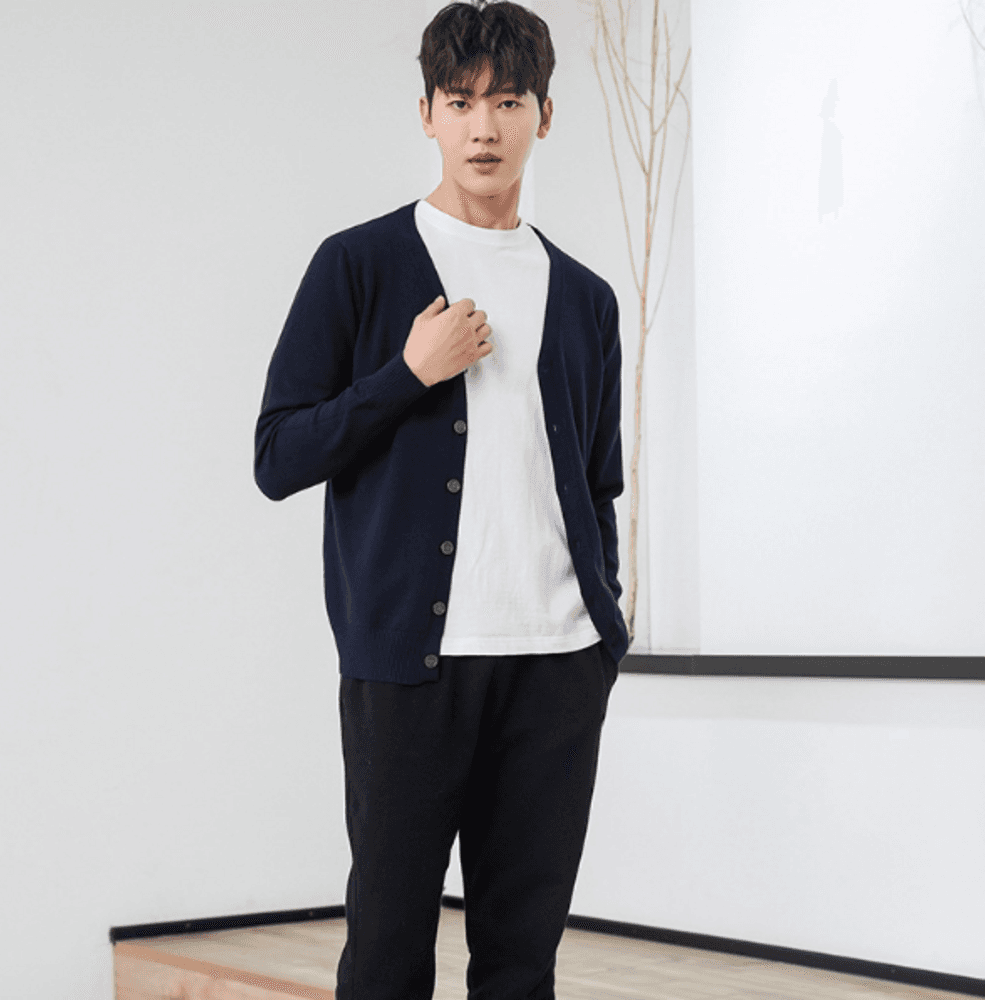 オフィスカジュアル レディース カーディガン Vネックニットカーディガン