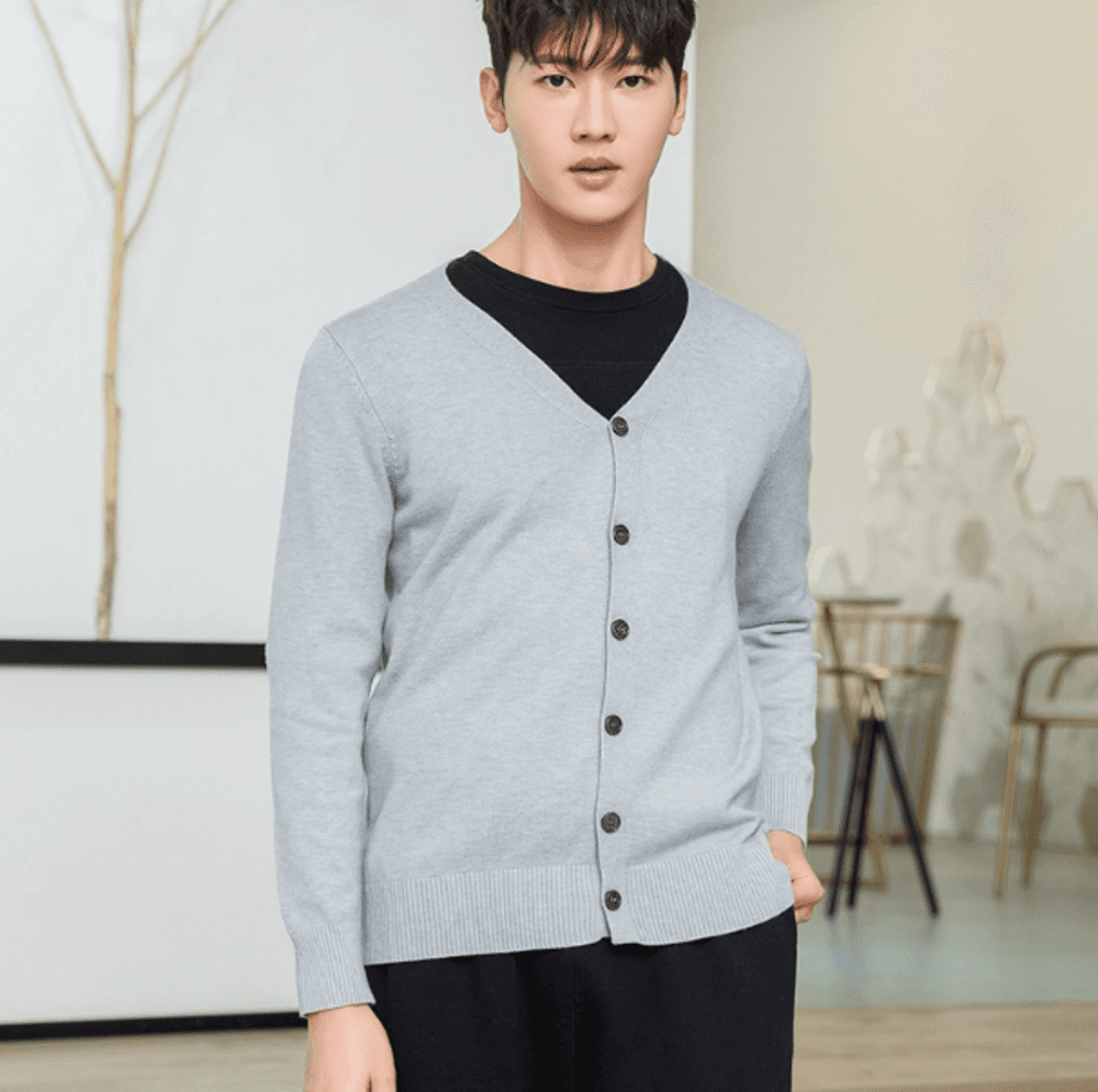 オフィスカジュアル レディース カーディガン Vネックニットカーディガン