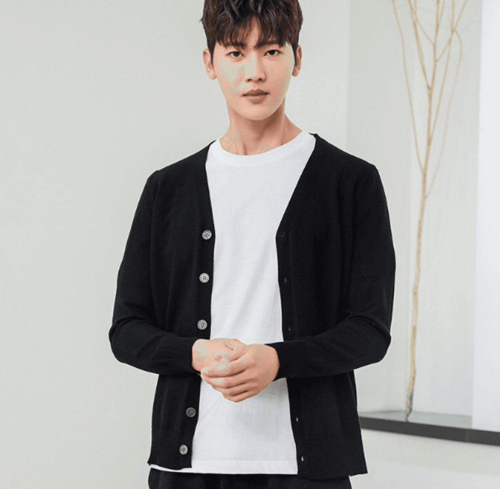 オフィスカジュアル レディース カーディガン Vネックニットカーディガン