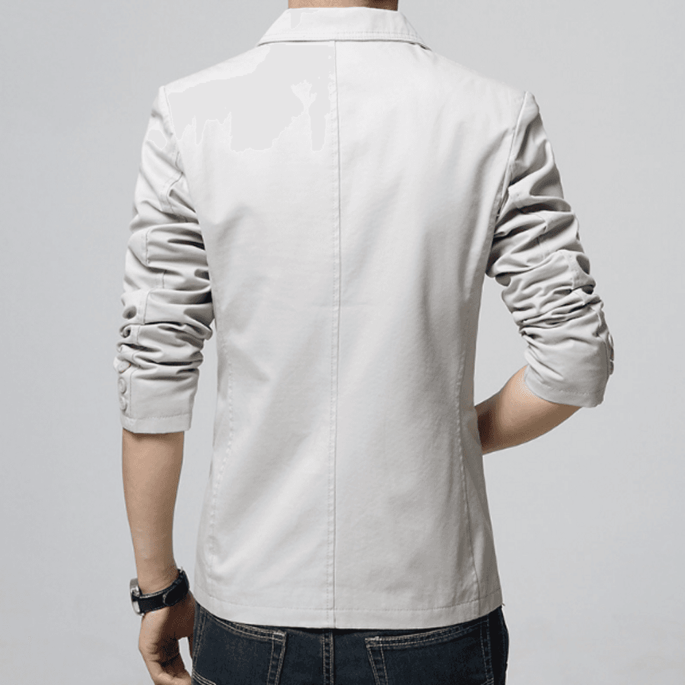 オフィスカジュアル ジャケット コットンジャケット