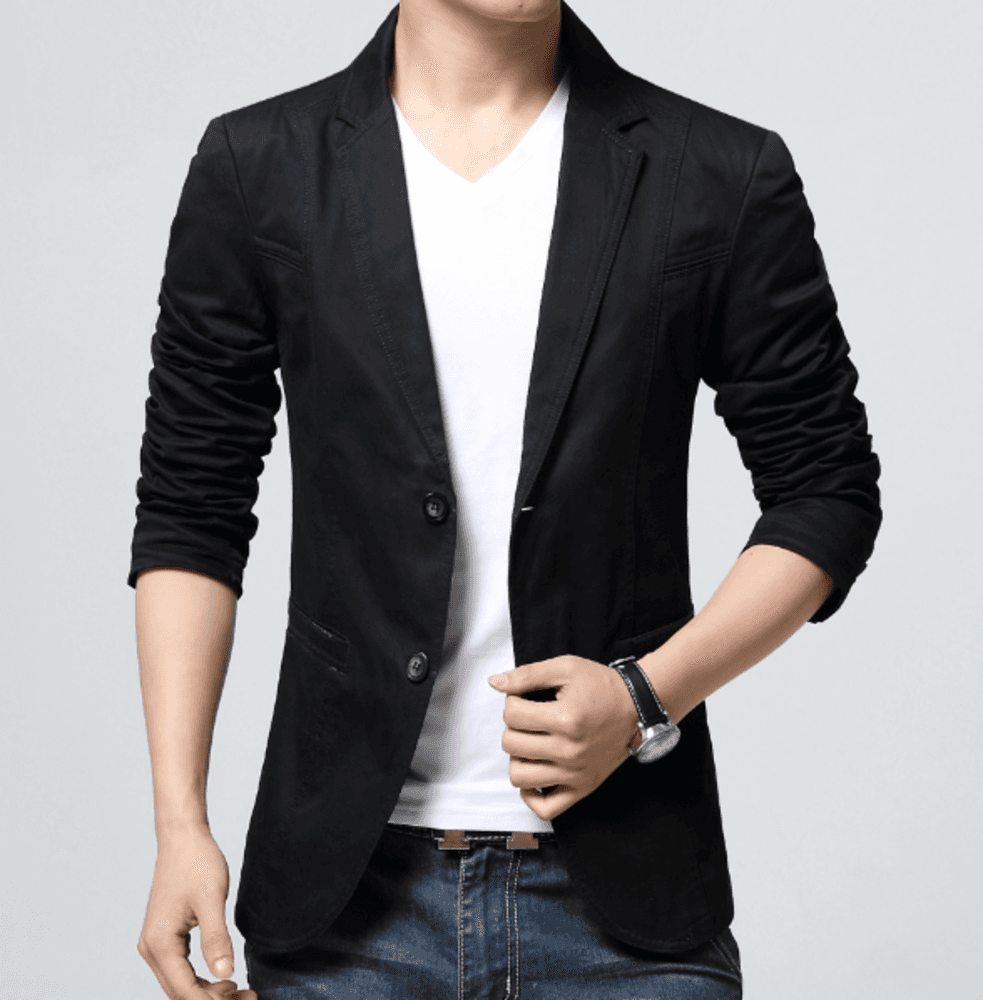 オフィスカジュアル ジャケット コットンジャケット