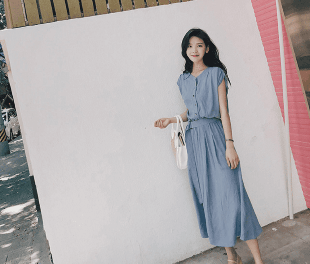 オフィスカジュアル レディース ワンピース シンプルワンピース