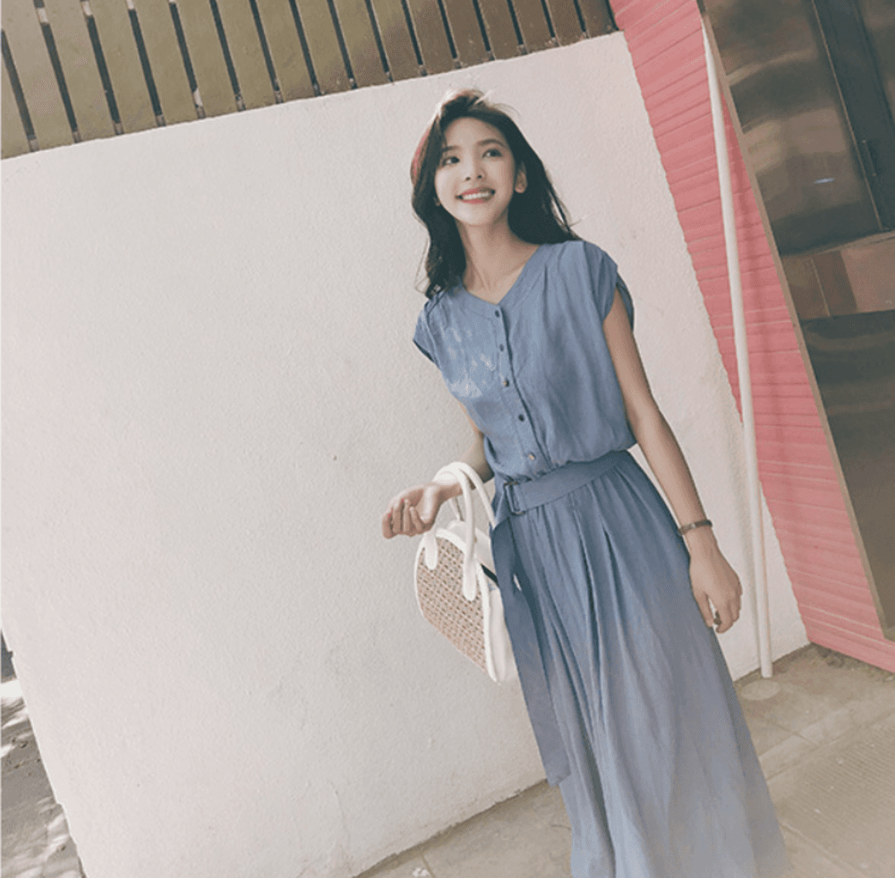 オフィスカジュアル レディース ワンピース シンプルワンピース