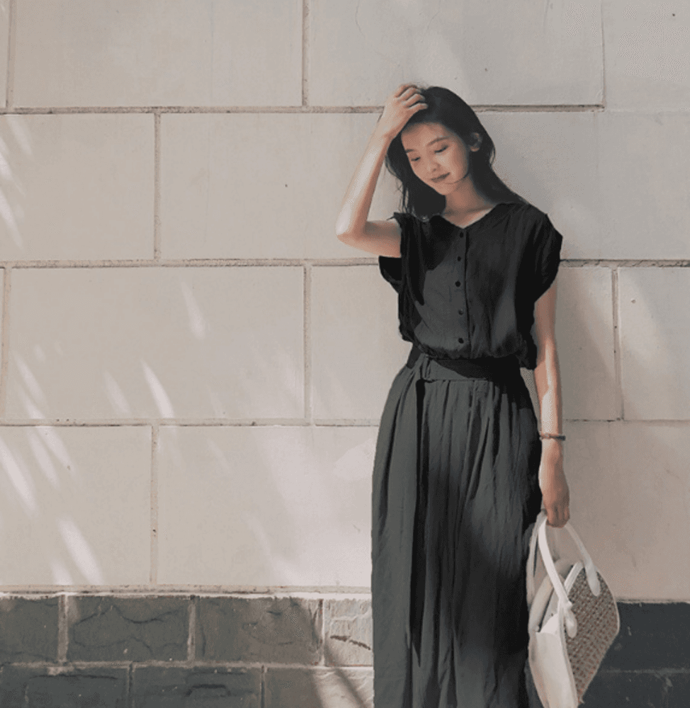 オフィスカジュアル レディース ワンピース シンプルワンピース