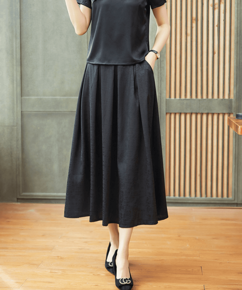 オフィスカジュアル レディース スカート ハイウエストスカート