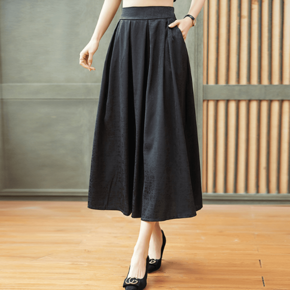 オフィスカジュアル レディース スカート ハイウエストスカート