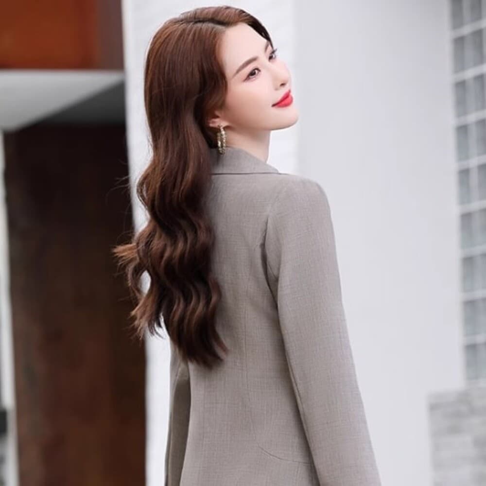 オフィスカジュアル レディース スリムフィットレギュラージャケット