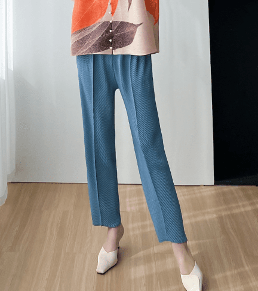 オフィスカジュアル レディース ドレープルーズパンツ パンツ