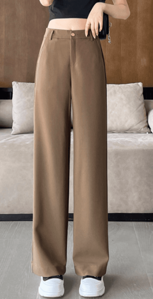 オフィスカジュアル レディース 落ち感のあるシルエット パンツ